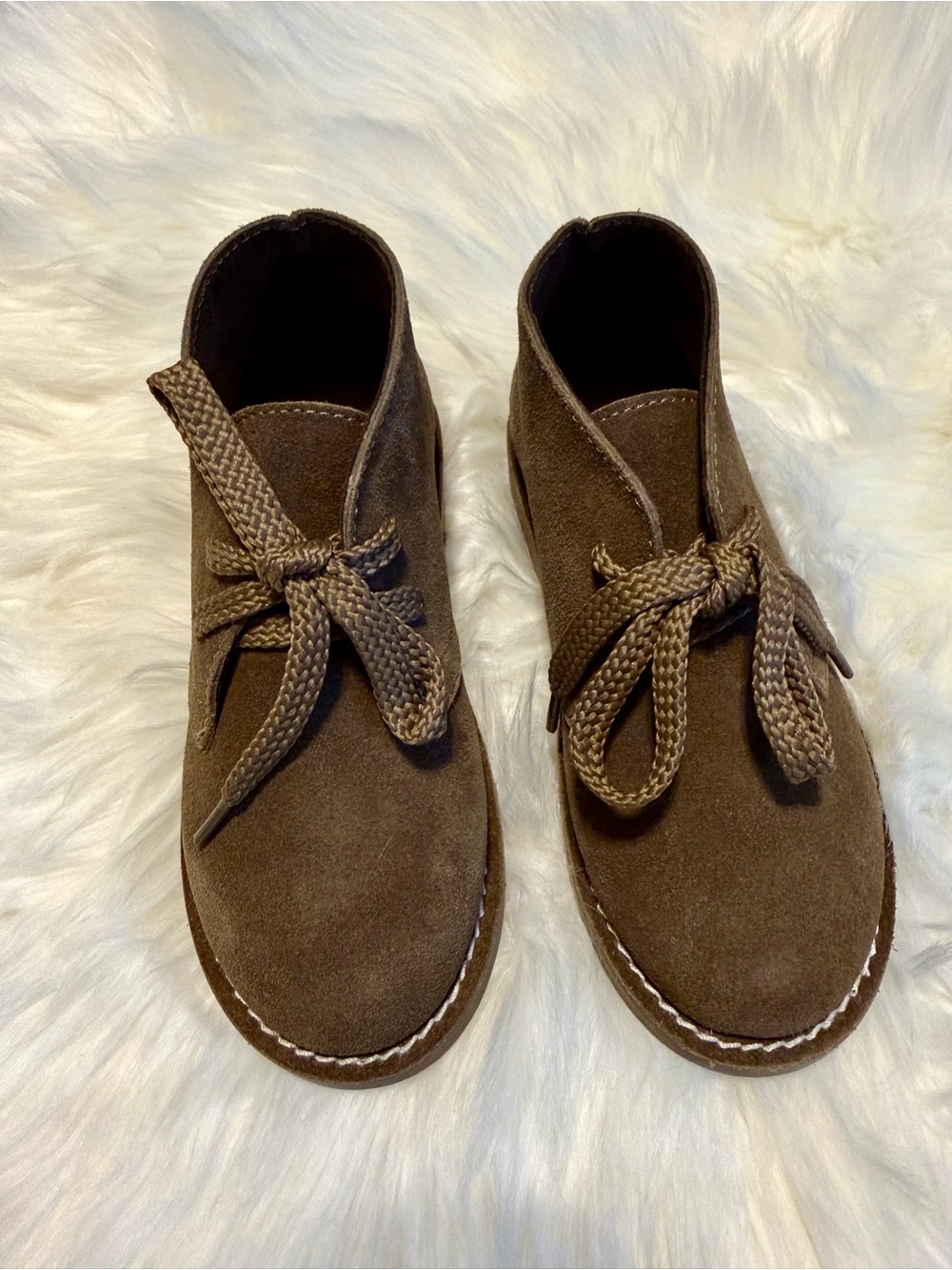 NEW! Crewcuts Brown Kids' Calvert Boots Size K11